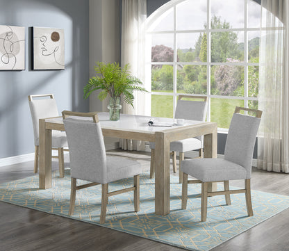 Hazel Marble 5 PC Dining Group