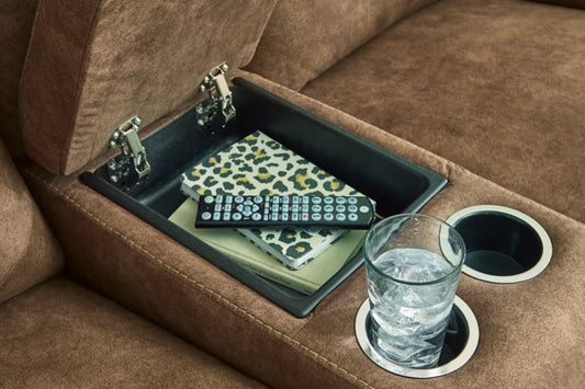 Edenwold Reclining Loveseat w/Console