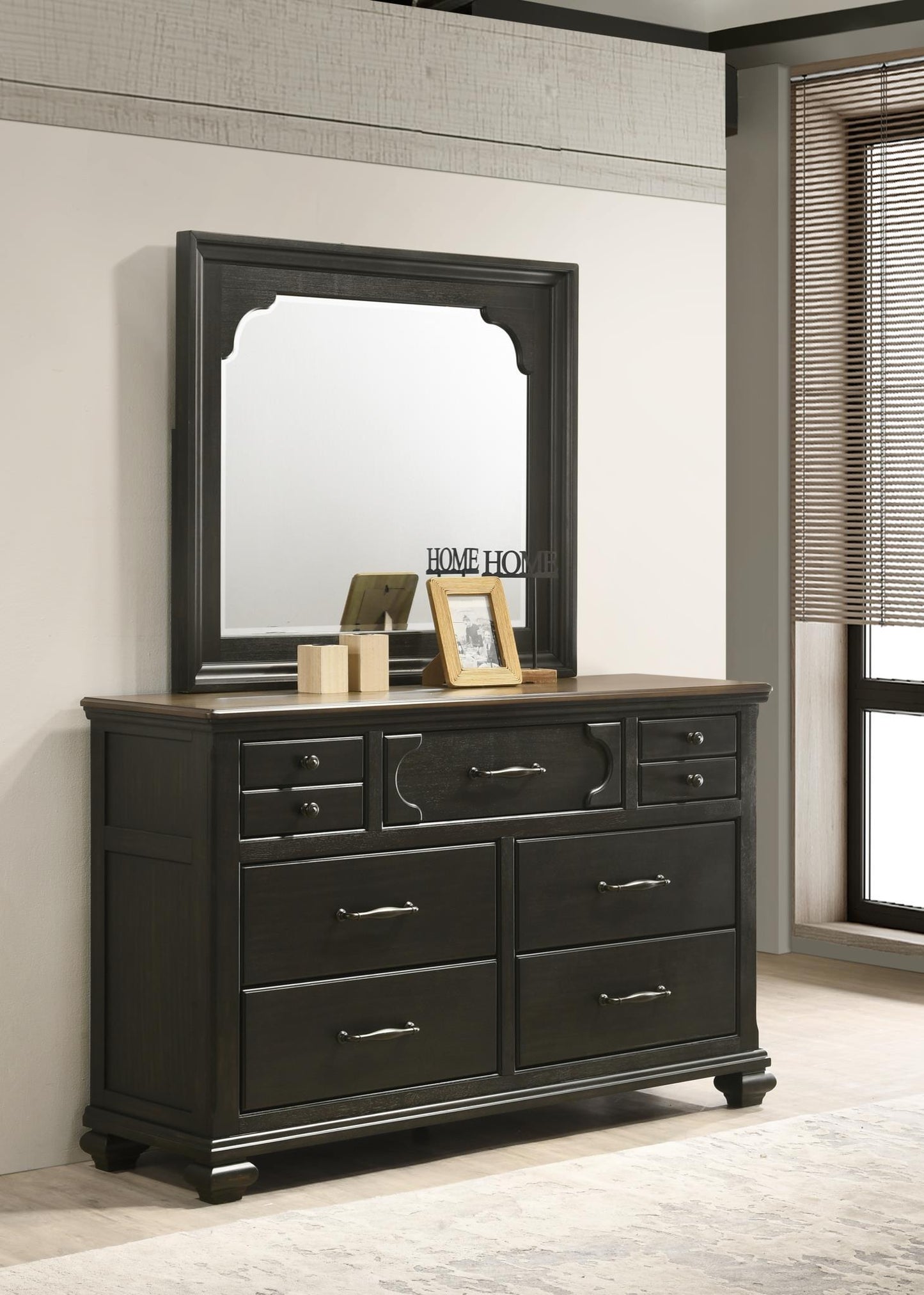 B080 - Mirror - Charcoal Black
