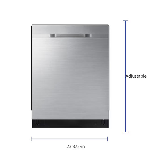 Samsung 24-in Top Control Built-in Dishwasher ( Fingerprint Resistant Stainless Steel ) With Third Rack, StormWash  OUTLET