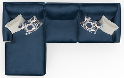 Jetson - Sectional With Comfort Coil Seat Cushions And Included Accent Pillows