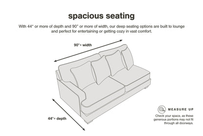 Gardiner - Sofa Chaise - Pewter