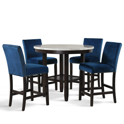 Celeste - Round Counter Table - Espresso