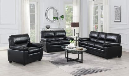 U529 - Loveseat - Black
