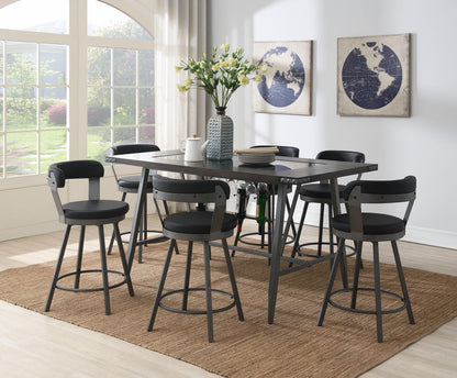 D208 - Counter Height Table - Brown