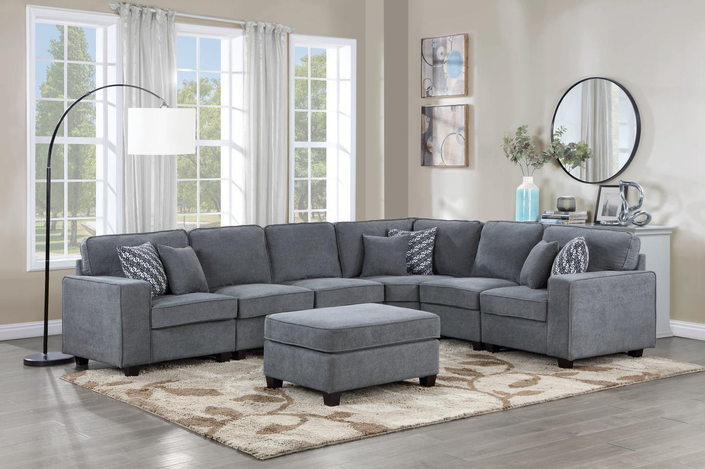 U279 - Ottoman - Gray