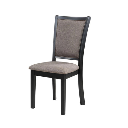 Potomac - 5 Piece Round Dining Set (Table & 4 Chairs) - Brown / Black
