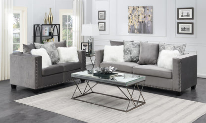 U513 - Sofa - Shimmer Silver