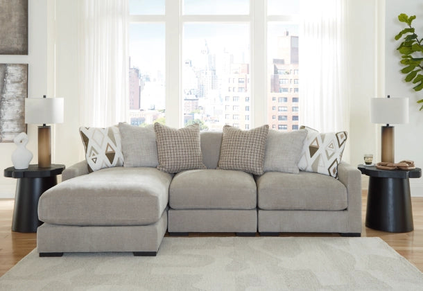 Aslan Court 3 PC Chaise Sectional