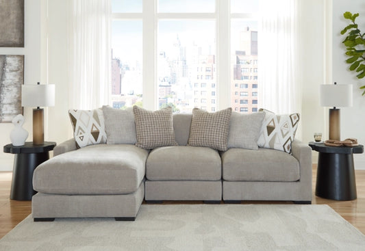 Aslan Court 3 PC Chaise Sectional