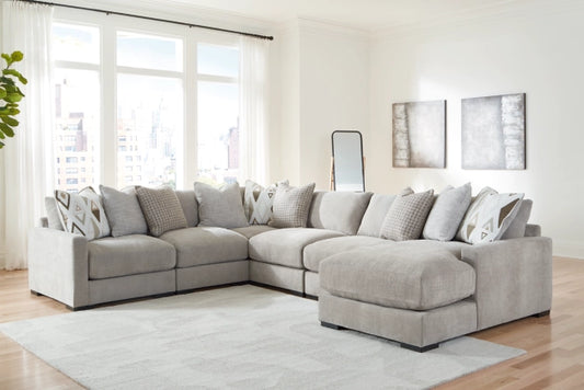 Aslan Court 6 PC Chaise Sectional