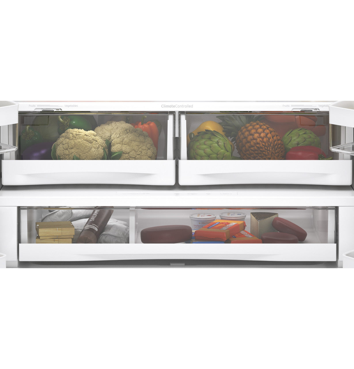 23.1 cu. ft. French Door Refrigerator in Fingerprint Resistant Stainless Steel, Counter Depth and ENERGY STAR