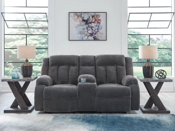 Observation Power Reclining Loveseat w/Console