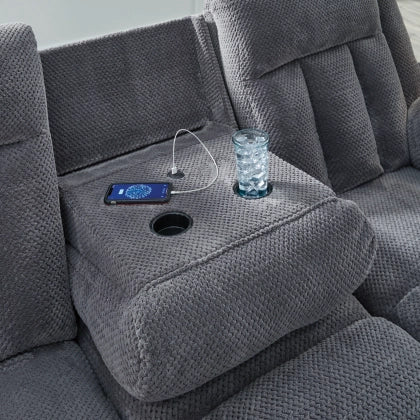 Observation Power Reclining Sofa w/Drop Down Table