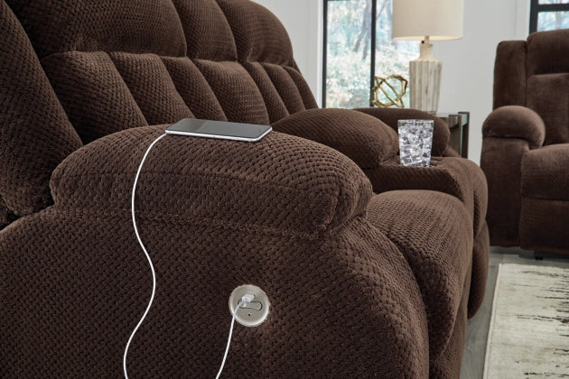 Observation Power Reclining Loveseat w/Console