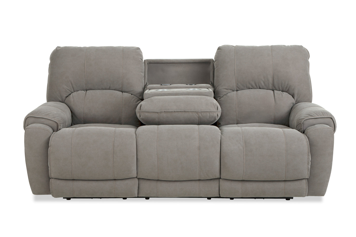 Showtime Triple Power Reclining Sofa w/Drop Down Table & Zero Gravity