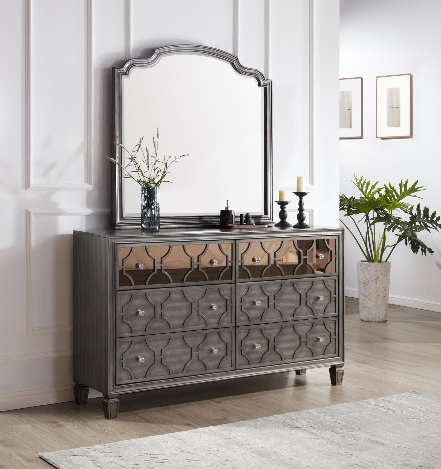 B086 - Dresser - Gray