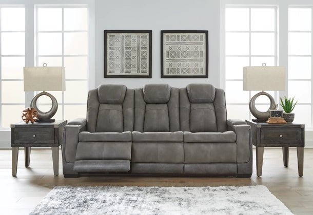 Next-Gen DuraPella Two-Tone Performance Fabric Dual Power Reclining Sofa