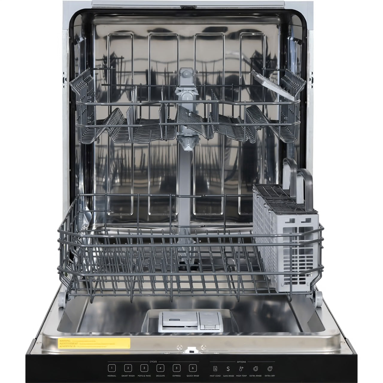 24" Built-in Dishwasher with UltraWash System and SmartWash - Black