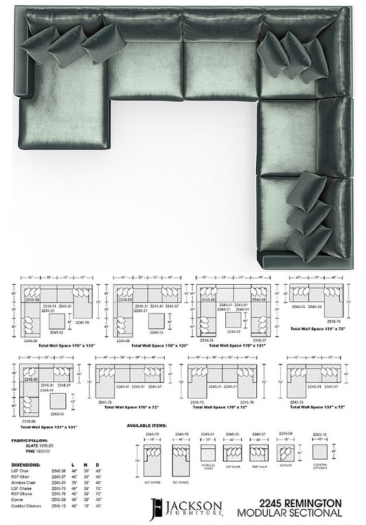 Remington Sectional OUTLET