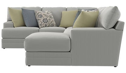 Stockbridge - Sectional With Comfort Coil Seating And 9 Accent Pillows Included