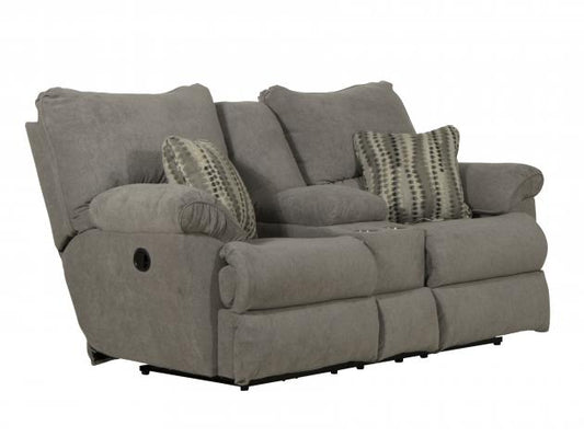 Sadler Lay Flat Reclining Console Loveseat