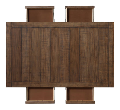 Joanna - 4 Drawer Dining Table - Brown