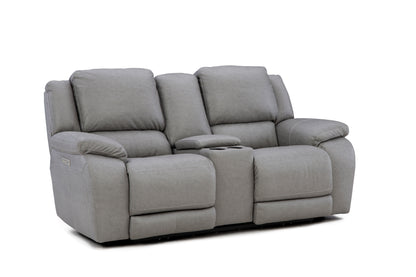 Dreamer Triple Power Reclining Console Loveseat w/Zero Gravity