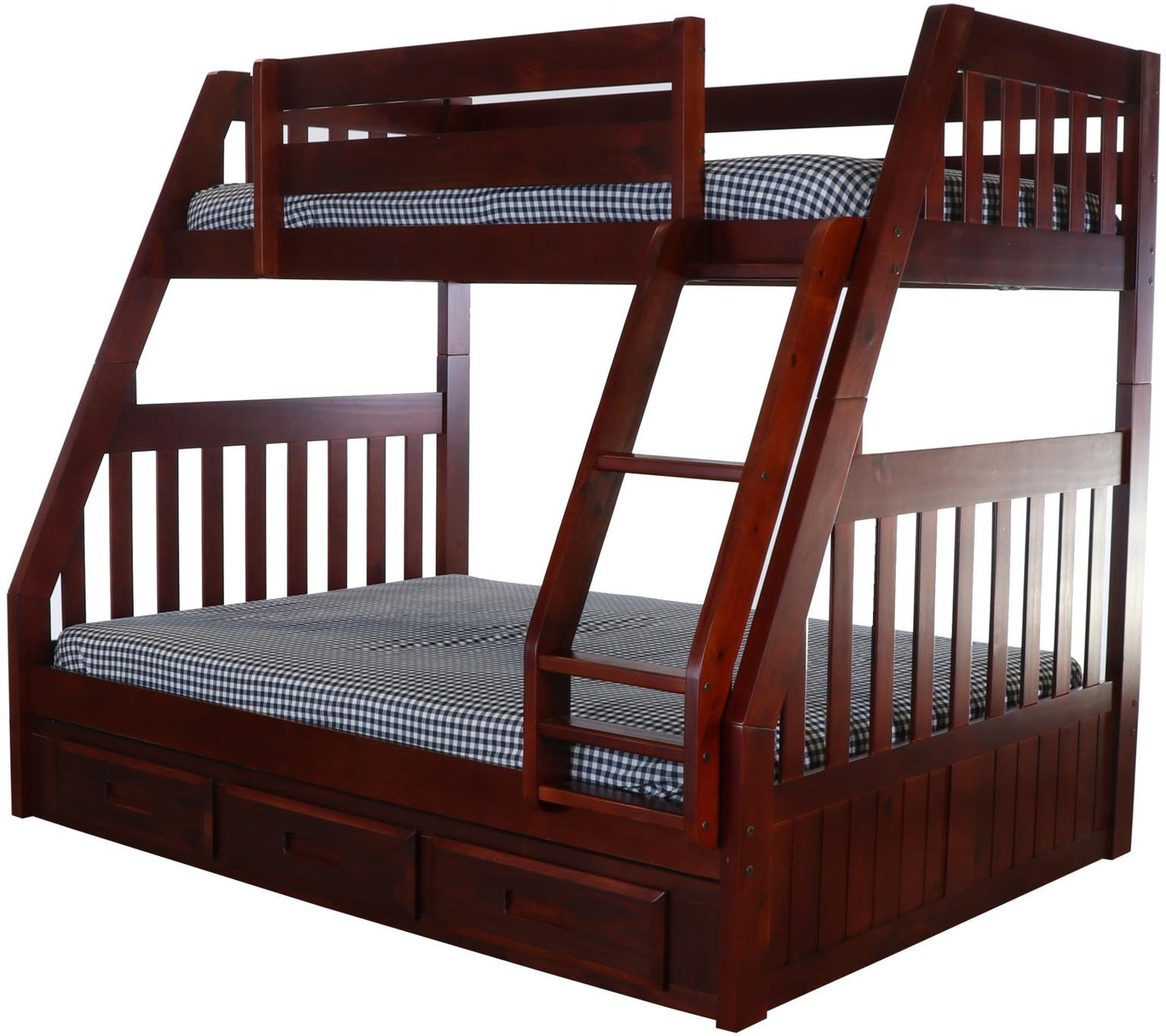 Bunk Bed in Merlot