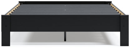 Finch - Queen Platform Bed - Black