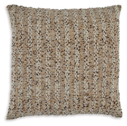 Vorlane - Pillow (Set of 4) - Tan / Brown / White
