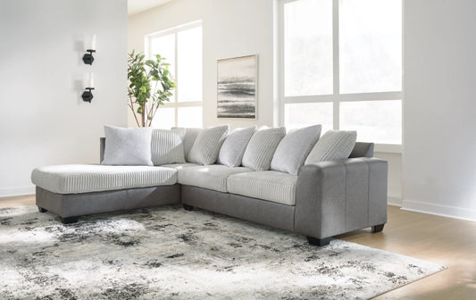 Clairette Court 2 PC Chaise Sectional