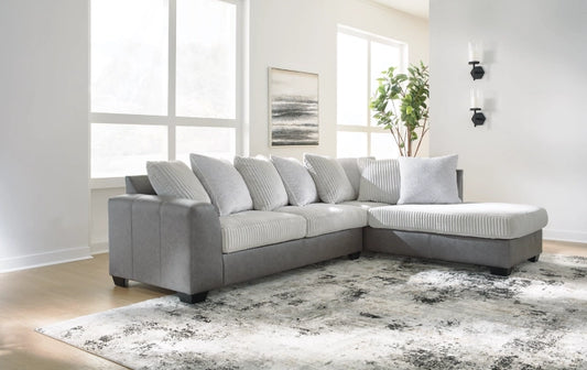 Clairette Court 2 PC Chaise Sectional