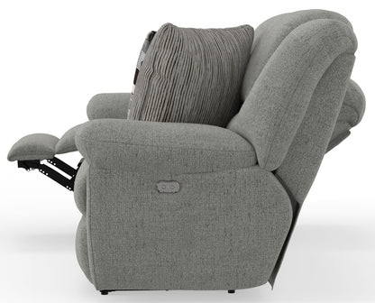 Trifecta - Sofa With 3 Recliners and Drop Down Table