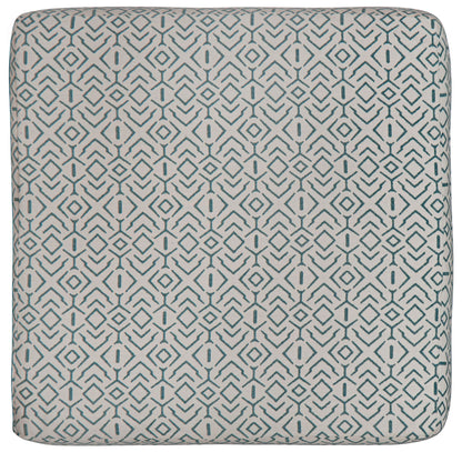 Howell - Cocktail Ottoman - Aqua