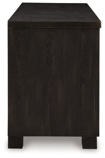 Galliden - Extra Large TV Stand - Black