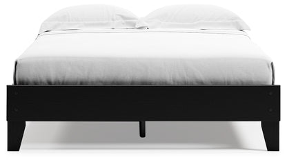 Finch - Queen Platform Bed - Black