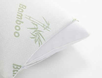 Memory Foam Pillows - Shredded Bamboo Memory Foam Pillow (Set of 6)