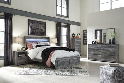 Baystorm - One Drawer Night Stand - Gray