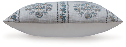Paulmour - Pillow (Set of 4) - Ivory / Green / Brown