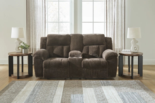 Frohn Reclining Console Loveseat