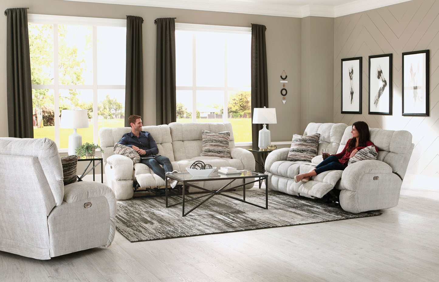 Ashland - Power Lay Flat Recliner