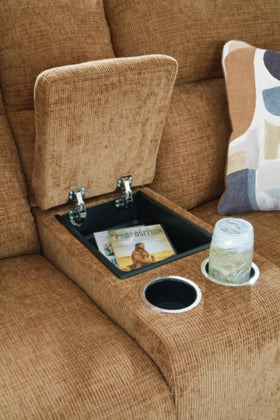 Kanlow Reclining Loveseat With Console