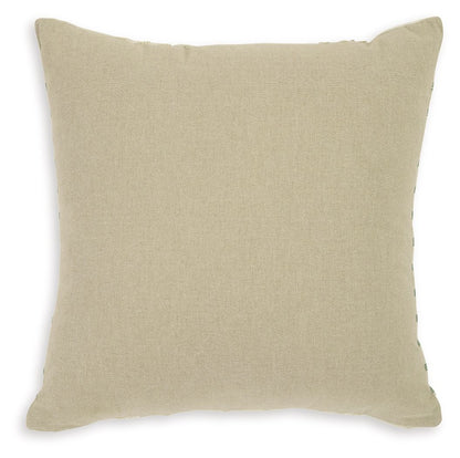 Rowton - Pillow (Set of 4) - White / Green