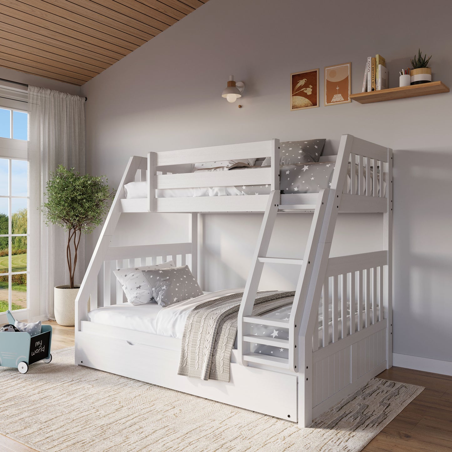 Bunk Bed in White