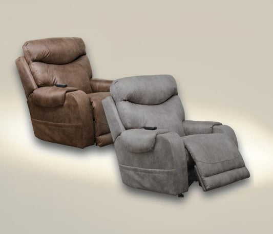 Recharger Power Headrest Recliner w/Lumbar/Heat & Massage
