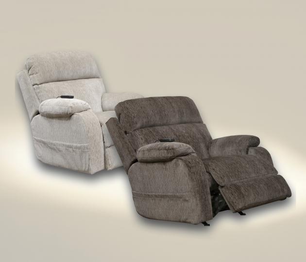 Refresher Power Headrest Rocker Recliner w/CR3 Heat/Massage/Lumbar