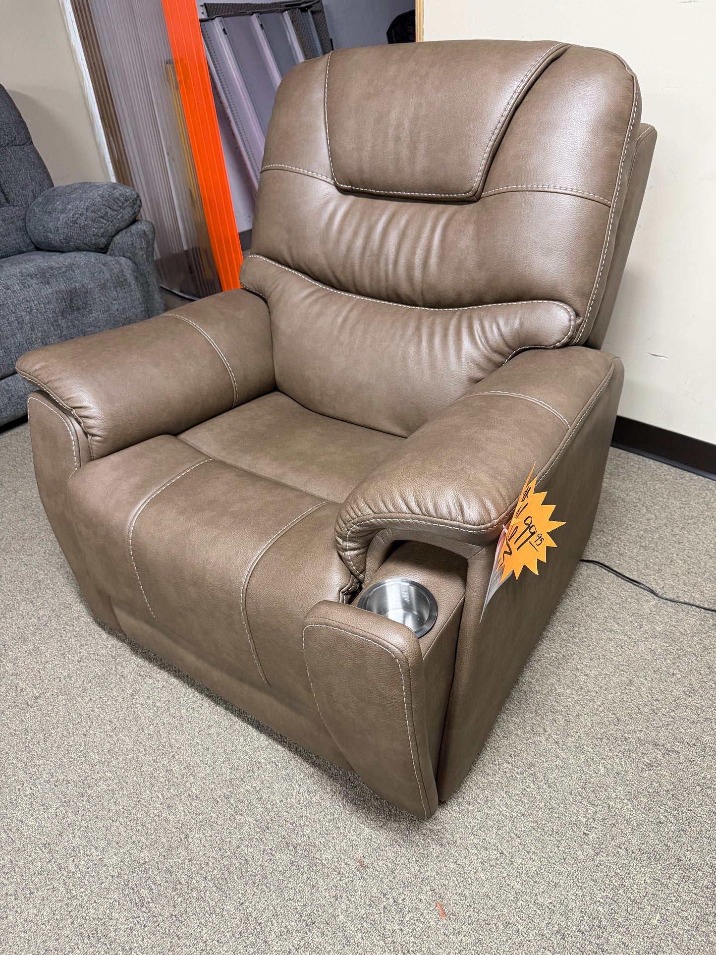 Adelaide Double Power Recliner w/Hidden Cupholders OUTLET