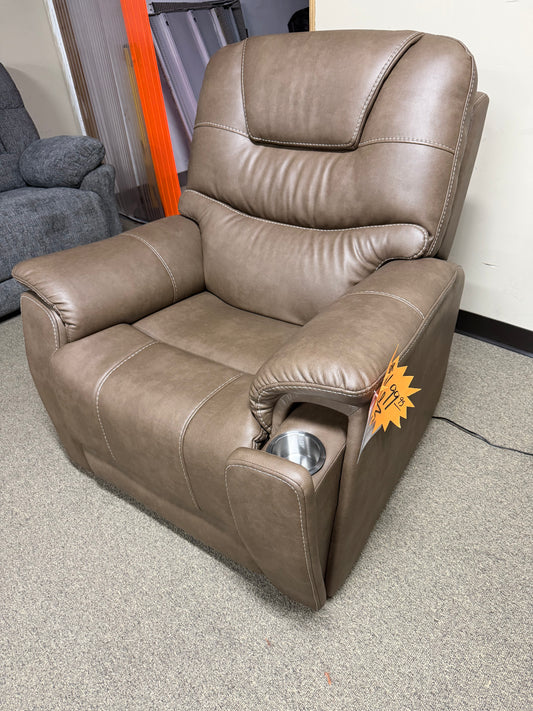 Adelaide Double Power Recliner w/Hidden Cupholders OUTLET