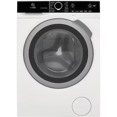 24 in 2.4 cu. ft. Compact Stackable Front Load Washer in White with LuxCare Wash and Steam Refresh, ENERGY STAR OUTLET